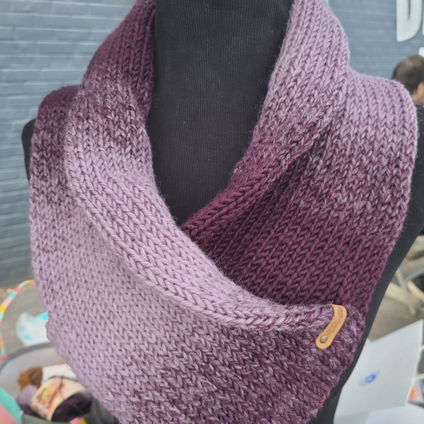 Cell Phone Scarf Purples