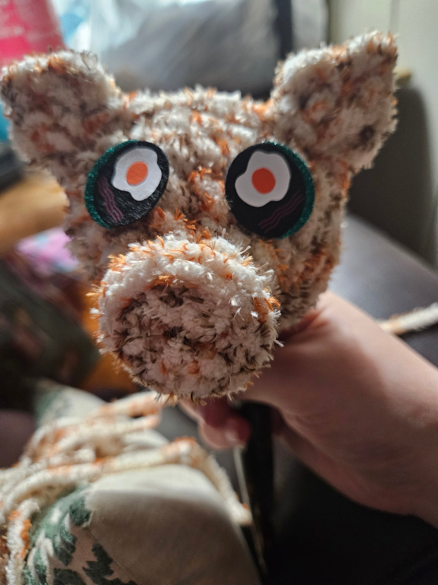 Felt 1 inch Pig Eyes