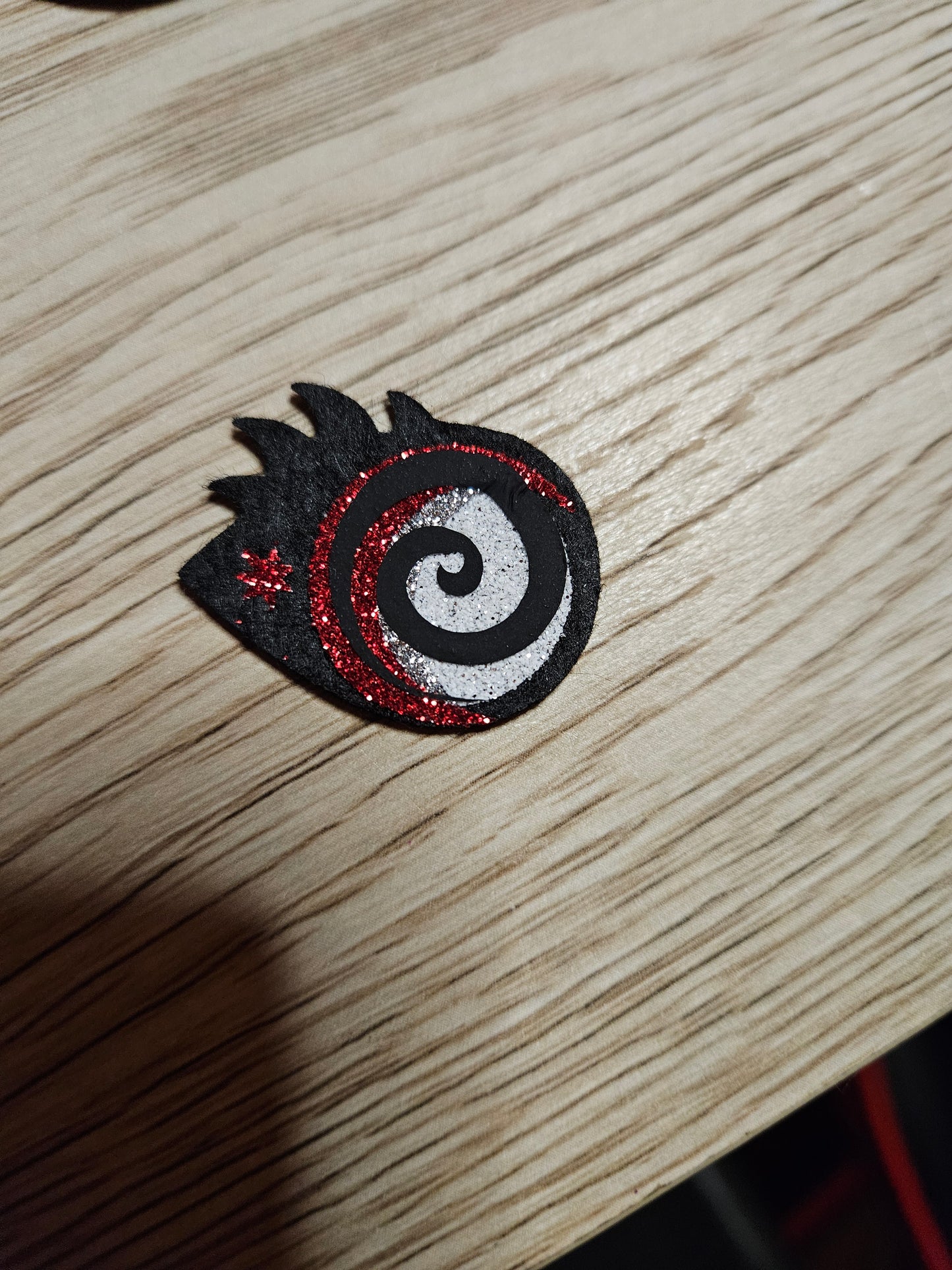 1 inch Felt Spiral eyes