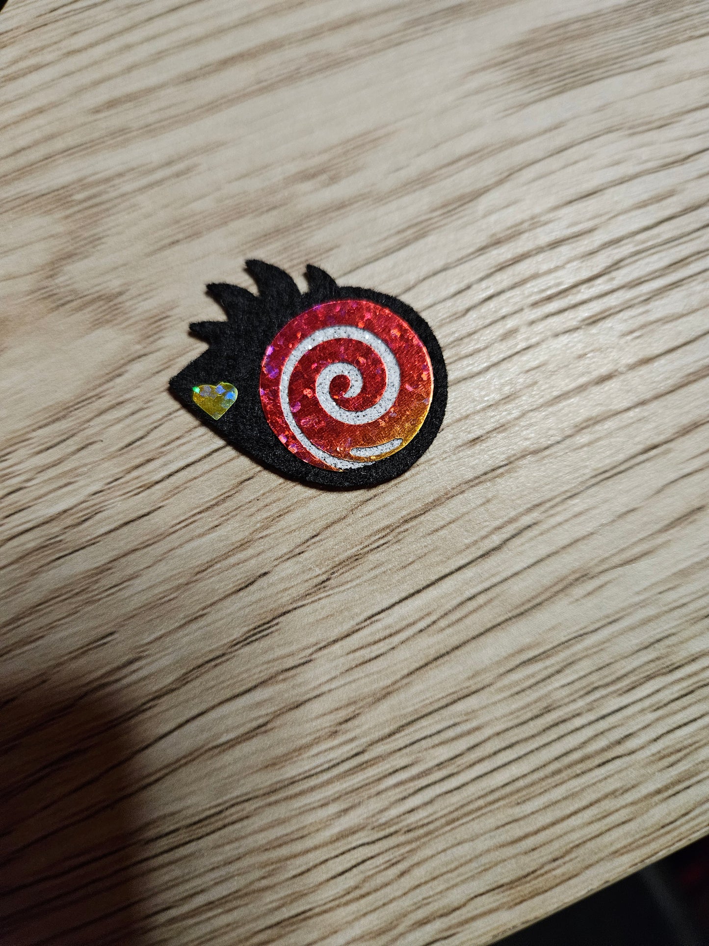 1 inch Felt Spiral eyes