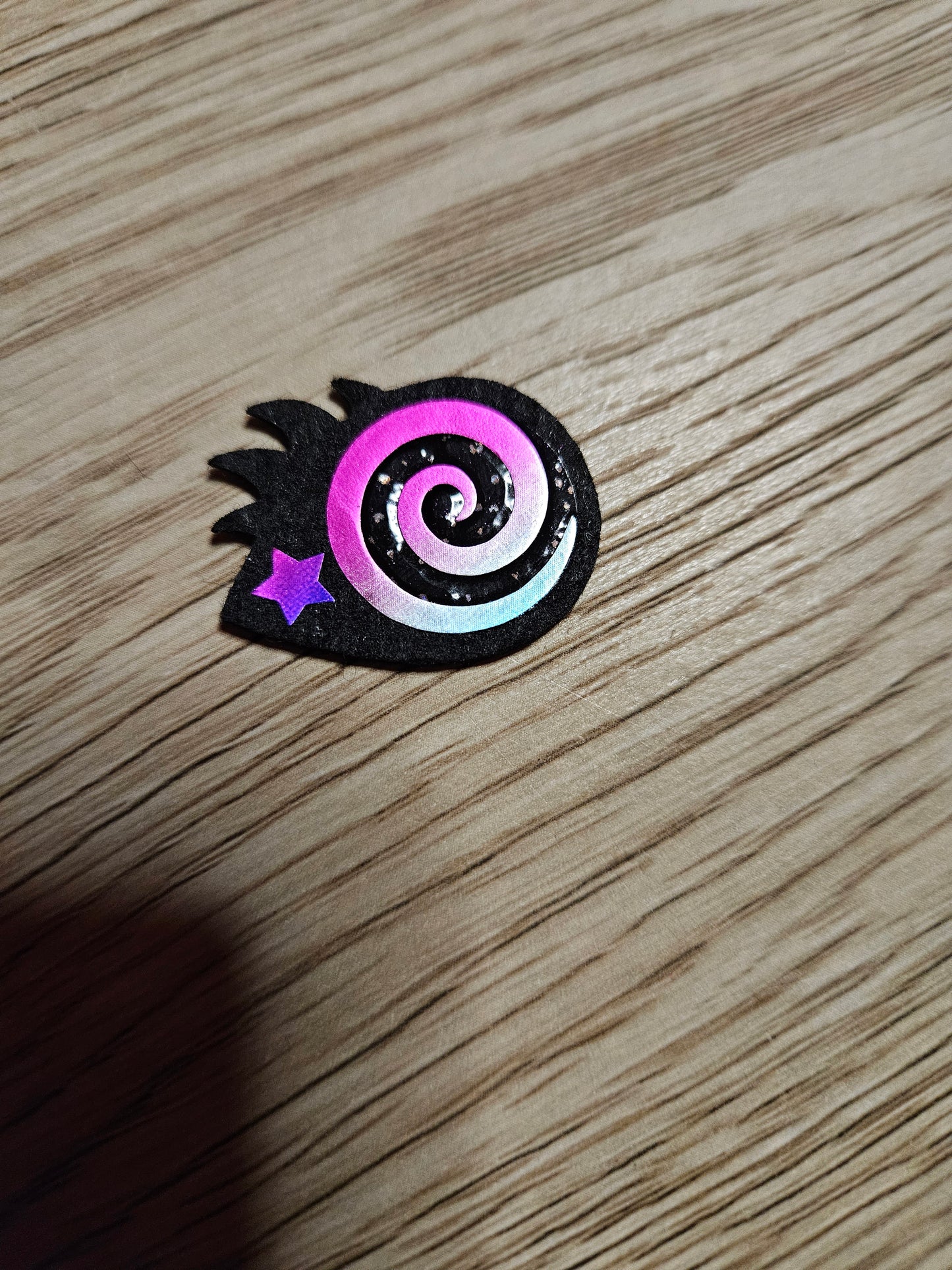 1 inch Felt Spiral eyes