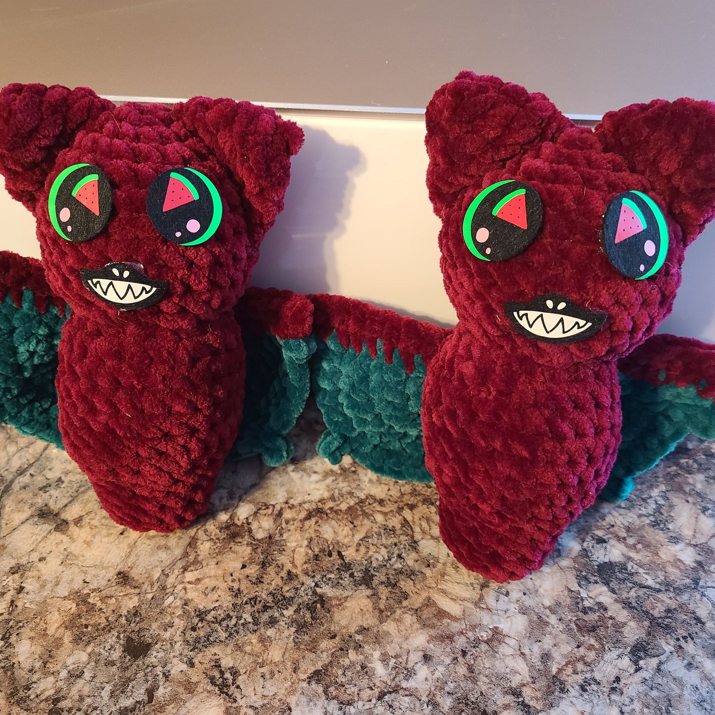 Felt 1 inch Watermelon Eyes