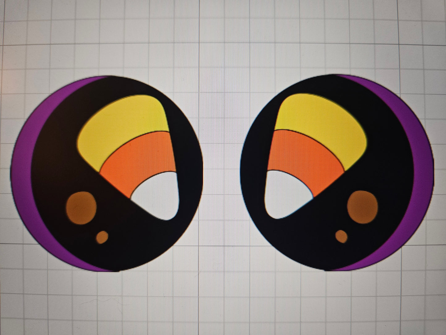 Candy Corn Digital Eyes