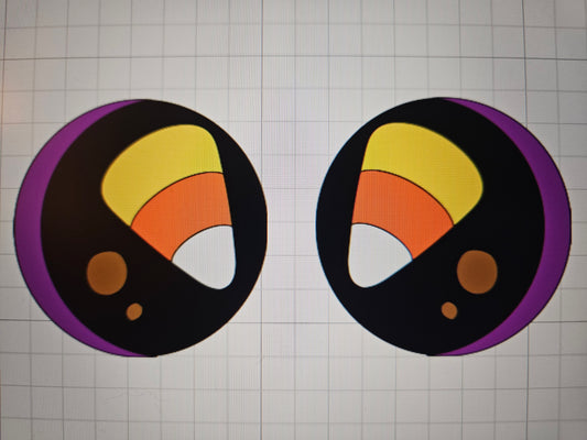Candy Corn Digital Eyes